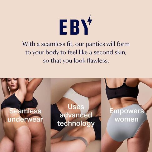 EBY Seamless High Waisted Underwear for Women: No Show High Waisted Underwear for Women in Saudi Arabia