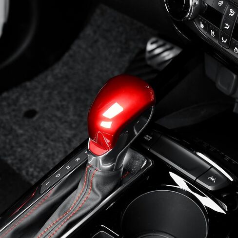 Cnaurda Car Knob Gear Protector, ABS Auto Shift Gear Cover, Gear Cover Compatible with Chevy Trailblazer 2021-2023 Interior Accessories (Red) in Saudi Arabia