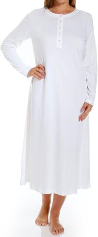 Women's 387660 48 Inch Henley Long Gown in Kuwait