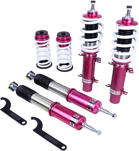 Godspeed MSS0900-C Monoss Coil-Ovensions Attions Atting for #Volkswagen Beetle (A4) 1998-10 (50mm FLM) ، 16 مستويات تخميد ، ارتفاع ركوب القابل للتعديل in Saudi Arabia