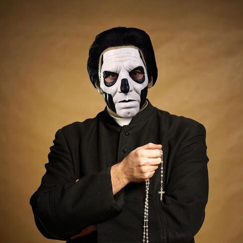 Ghost Papa Emeritus 3 Costume Adult Mask White in Saudi Arabia
