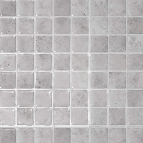 Main Street Creations 4-Sheet Kitchen Backsplash Tiles Peel and Stick. Renter Friendly Backsplash in Earth and Grey Mosaic Design. Self Stick Wall Tiles for Your Home and Art Projects. in Kuwait