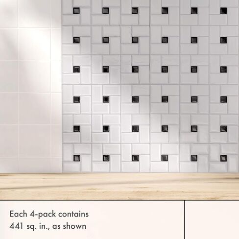 إبداعات الشارع الرئيسية 4 ورقة المطبخ باكسبلاش بلاط قشر وعصا. مستأجر backsplash في الأرض وتصميم الفسيفساء الرمادي. بلاط جدار عصا الذات لمشاريع منزلك والفن. in Saudi Arabia