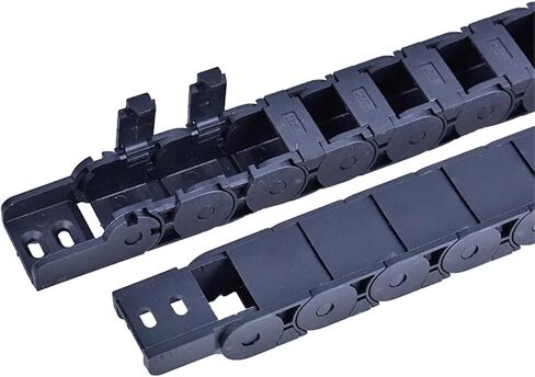 Semi-Enclosed Cable Drag Chain Energy Chain 15mmx40mm Electronic Devices Black 1M(15x30 mm) in Saudi Arabia