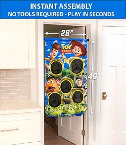 GoSports Disney Pixar Indoor Toss Games – Family Fun for Kids and Adults - Choose Frozen 2, Finding Nemo, Cars, Toy Story and More in Saudi Arabia