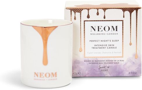 NEOM - Perfect Night’s Sleep Intensive Skin Treatment Candle | Lavender & Jasmine | Nourishing with Essential Oils | Perfect for Massage in Saudi Arabia