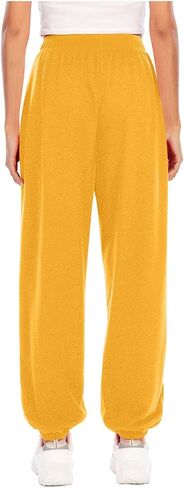 Sweatpants for Women Fall Fashion 2025 High Waisted Joggers with Pockets Baggy Sweat Pants Trendy Winter Clothes in Saudi Arabia