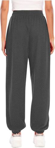 Sweatpants for Women Fall Fashion 2025 High Waisted Joggers with Pockets Baggy Sweat Pants Trendy Winter Clothes in Saudi Arabia