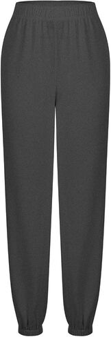 Sweatpants for Women Fall Fashion 2025 High Waisted Joggers with Pockets Baggy Sweat Pants Trendy Winter Clothes in Saudi Arabia