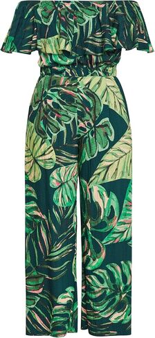 City Chic Women’s Pleze Suitue - Peta Palm in Kuwait