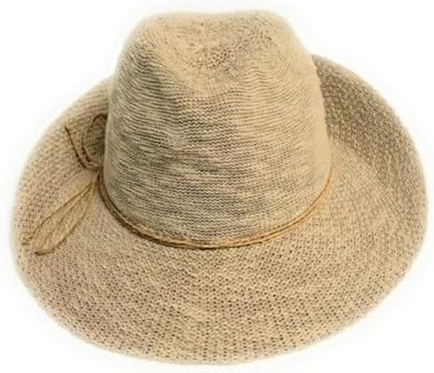مزيج من القطن القابل للتعبئة Cowboy Fedora Turn Brim Hat (17S-0681) in Kuwait