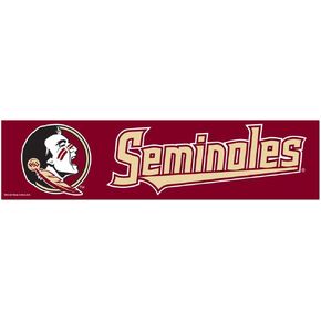 WinCraft NCAA Florida State University WCR13264024 Bumper Strip, 3" x 12"