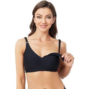 Seamless Maternity & Nursing Bra for Women with Good Support for Breastfeeding & Sleeping Pregnancy