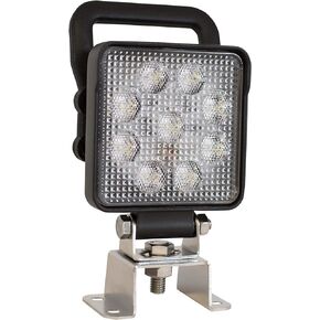 Buyers Products - 1492193 4 Inch Square LED Flood Light with Switch and Handle,White