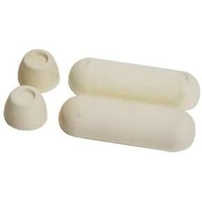 Danco 10062 Toilet Seat Bumpers, White Rubber, Adhesive - Quantity 1 in Saudi Arabia