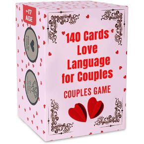 Couples Conversation Cards - Relationship Card Games for Adults, 140 Engaging Deep Questions for Intimacy & Connection - Perfect for Date Night Ideas, Newlyweds, Couple Reconnect Game