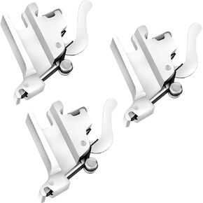 3Pcs High Shank Foot Adapter Presser Holder, Snap On Shank Low Sewing Machines for Brother Juki Babylock Necchi Pfaff Simplicity Viking Sewing Machines #5011-2