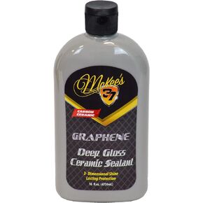McKee's 37 Graphene Deep Gloss Ceramic Sealant (1 Year Paint Sealant Top Coat Finishing Sealer for Ultra Gloss), 16 fl. oz.