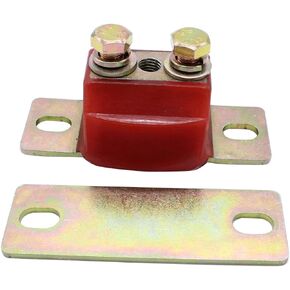 1 Set SHLPDFM Red Polyurethane Transmission Cushion Mount Fits for GM TH350 Chevy Turbo TH400 700R4 Transmissions Rear Mount Hardware Included