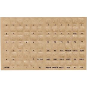Braille Keyboard Stickers for The Blind and Visually Impaired