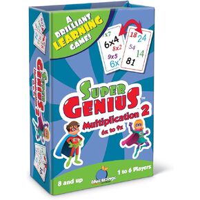 Blue Orange Games Super Genius - Multiplication 2 Card Game