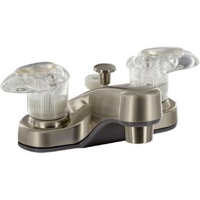 VALTERRA Phoenix Faucets PF222441 Catalina Two-Handle 4" Bathroom Diverter Faucet with 2" Spout - Brushed Nickel