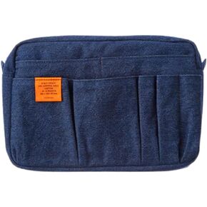[DELFONICS] Inner Carrying Bag Denim Pouch Case Bag In Bag Size M 500096 Dark Blue