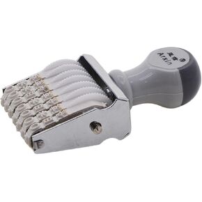 Saim Number Stamp 12 Band Rubber Wheel Office Supermarket 0-9 Numbers Numbering Self Inking Rubber Stamp - White