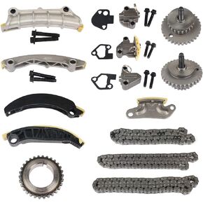 9-0753S Engine Timing Chain Kit Guide Tensioner Sprocket Fit for Buick,Cadillac ATS, CTS, Chevy Camaro, Caprice, Captiva Sport, GMC Acadia, Pontiac G6, G8,Saab, Saturn,Suzuki 2.8L 3.0L 3.6L