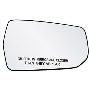 Passenger Side Mirror Replacement Glass With Plastic Backing Plate Heated Defrost Compatible with 2016-2022 Chevy Malibu