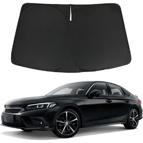 D-Lumina Windshield Sunshade Compatible with 2022 2023 2024 Honda Civic 11th Gen - Foldable Front Window Sun Shade Shield Protector