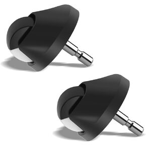2 Pack Tires for IROBOT ROOMBA Wheels Series E5 E6 E7 i7 i7+ 500, 600, 700, 800 and 900 Anti-Slip, Great Adhesion and Easy Assembly. Replacement for All roomba Models, Black