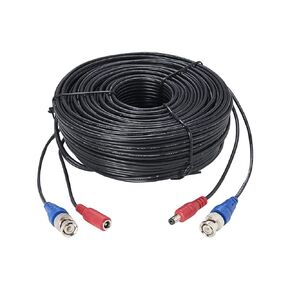Lorex CB60UB4K 60ft (18m) Premium 4K BNC RG59/Power Siamese Accessory Cable, Supports 4K Analog Cameras