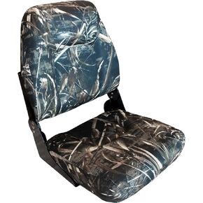 Wise 3058-733 Camo Husky Pro High Back Boat Seat, Realtree Max 5
