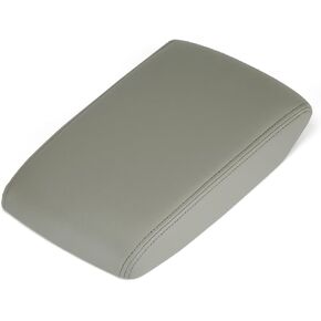 AEagle Beige Center Console Cover Armrest Lids w/Base for 2008-2014 Toyota Highlander, PU & ABS Plastic