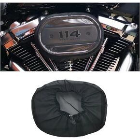 High-Flo Replacement Air Filter Element For Ventilator - Milwaukee-Eight Engine '18-later Softail and '17-later Touring and Trike Models Equipped with 114 Air Cleaner (Grey114 Air Filter Element)