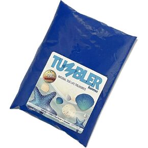 الرمال الزرقاء - رمل بوزن 2 كجم - رمل ناعم وناعم للرمل الحرفي. حشو مزهرية الرمل المزخرفة، ديكور الشاطئ، رمال الوحدة لحفلات الزفاف. الأزرق الملكي in Kuwait