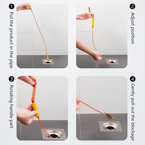 for Drain Snake shower drain clog remover tool for Kitchen Sewer Cleaning in Saudi Arabia