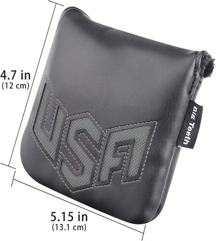 Golf Head Covers Mallet Square/Half Mallet Putter Golf Club Protector USA Pattern in Saudi Arabia