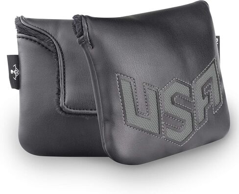 Golf Head Covers Mallet Square/Half Mallet Putter Golf Club Protector USA Pattern in Saudi Arabia