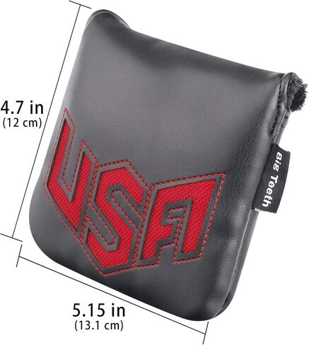 Golf Head Covers Mallet Square/Half Mallet Putter Golf Club Protector USA Pattern in Saudi Arabia