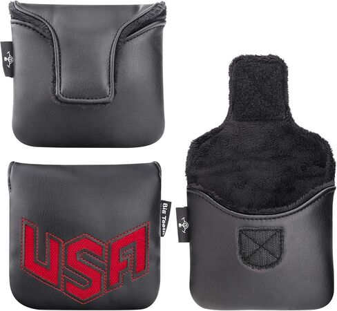 Golf Head Covers Mallet Square/Half Mallet Putter Golf Club Protector USA Pattern in Saudi Arabia
