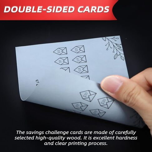 26 قطعة من بطاقة تعقب تحدي توفير الميزانية، كتاب تحدي توفير المال، لتوفير 5050 دولارًا، 500، 10000، 1000، إلخ in Kuwait