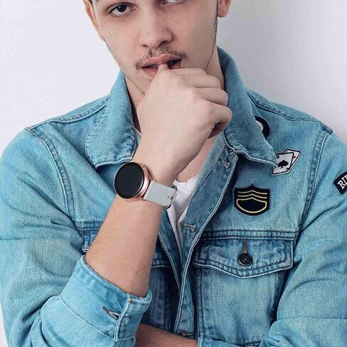 12 شريط لون متوافق مع ساعة Samsung Galaxy Watch Active 2/Galaxy Watch 4/Galaxy Watch 5/Galaxy Watch 6 40mm 44mm، Galaxy Watch 4 6 Classic/Galaxy Watch 5 Pro/Watch 3 41mm، 20mm حزام رياضي من السيليكون الناعم للنساء والرجال in Kuwait