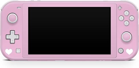TACKY DESIGN Heart Skin Compatible with Nintendo Switch lite Skin,Pink Color Compatible with Switch lite Cover Vinyl 3m Decal Cute Full wrap Compatible with Switch lite Sticker in Saudi Arabia