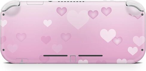 TACKY DESIGN Heart Skin Compatible with Nintendo Switch lite Skin,Pink Color Compatible with Switch lite Cover Vinyl 3m Decal Cute Full wrap Compatible with Switch lite Sticker in Saudi Arabia