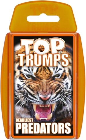 Top Trumps Deadliest Predators Card Game for 3 Years + in Saudi Arabia