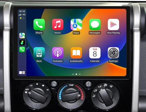 𝟮𝟬𝟮𝟰 𝗡𝗲𝘄 13.1 Inch Car Radio Stereo for Toyota Land Cruiser FJ 2007-2018 [2K Large Touch Screen], 6G RAM+128GB ROM, Replacement Radio with Bluetooth GPS Navigation 4G WiFi, Carplay&Andriod Auto in Saudi Arabia