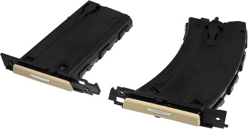 X AUTOHAUX 1 Set Car Cup Holder Divers and Passenger Side Cup Holder Storage Bracket Beige 51459173469 for BMW 323i E90 2006-2011 in Saudi Arabia