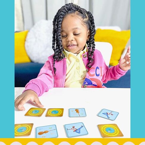 Upbounders- Musical Crossroads - Memory Matching Game for Toddlers - 24 Playing Card Pairs - Sweet Music Game Kids - Piano Singing - Ages 3+ in Saudi Arabia